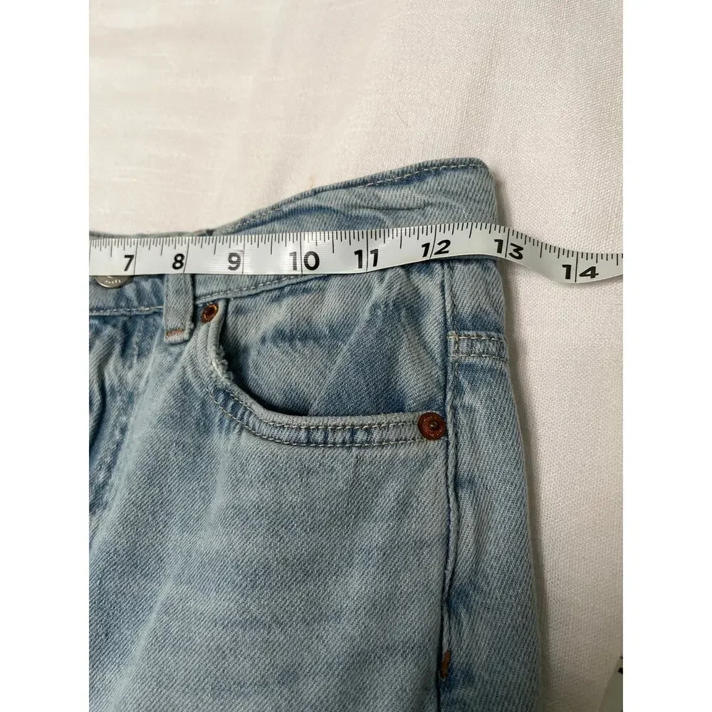Reformation Kass Maxi Denim Skirt Size 23